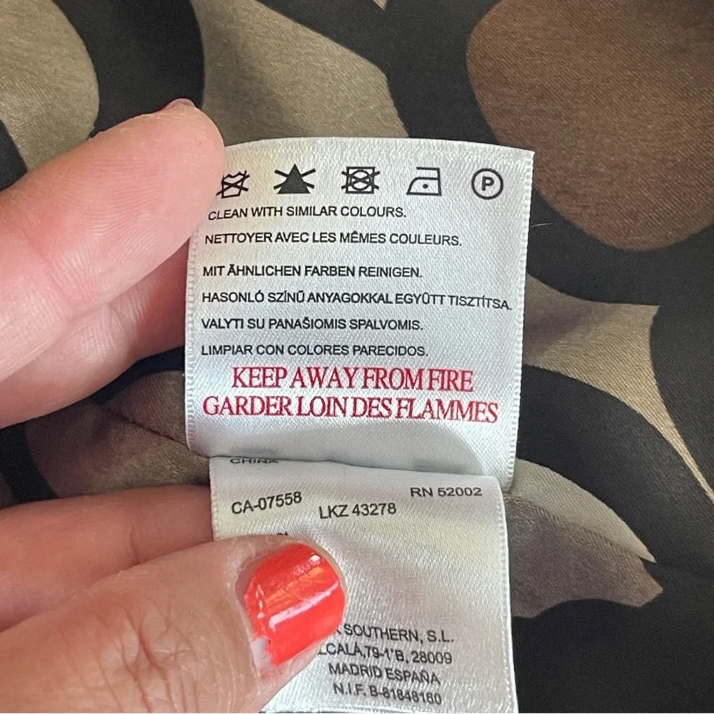 Mexx Cream Colored Lined Double Breast Trench Coat with belt Size 36 - Picture 8 of 16